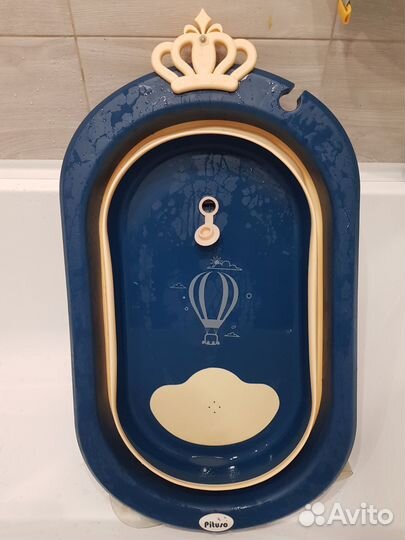 Детская ванночка для купания складная