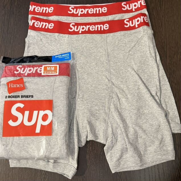Трусы supreme серый ориг