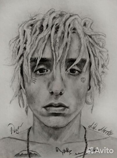 Портрет по фото карандашом