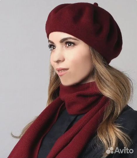 Берет (шерсть) р.56-58. Снуд