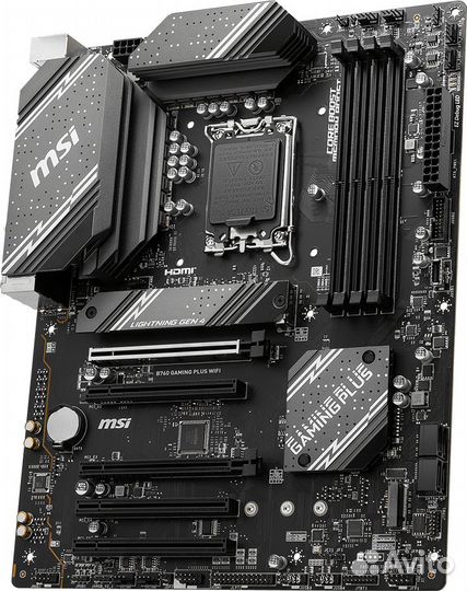 Плата материнская DDR5 MSI B760 gaming plus wifi