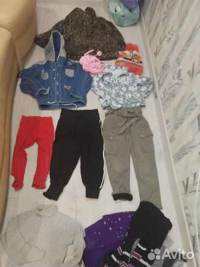 Детские вещи пакетом для девочек на 6-7 лет