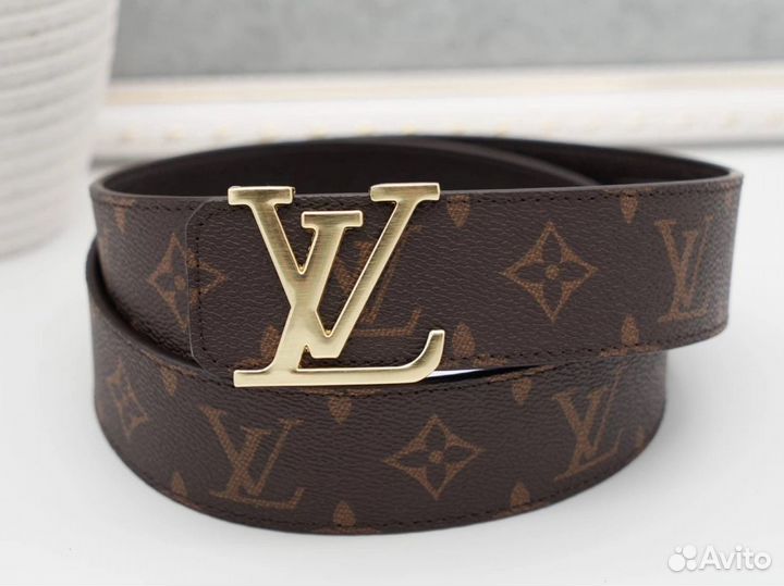 Ремни louis vitton унисекс натуральная кожа