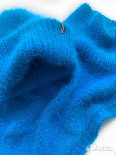 Шапка вязаная и снуд уголок ручной работы