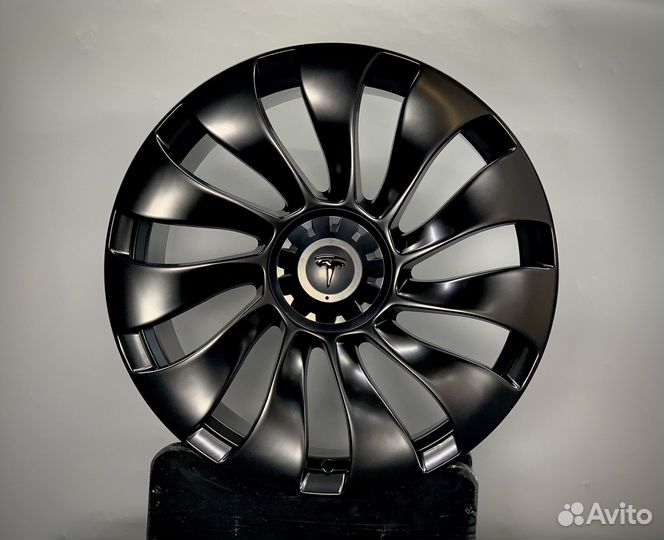 Литые Диски R20 Tesla Y черные матовые