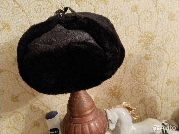 Мужская шапка ушанка нутрия и цыгейка 56,57 бу