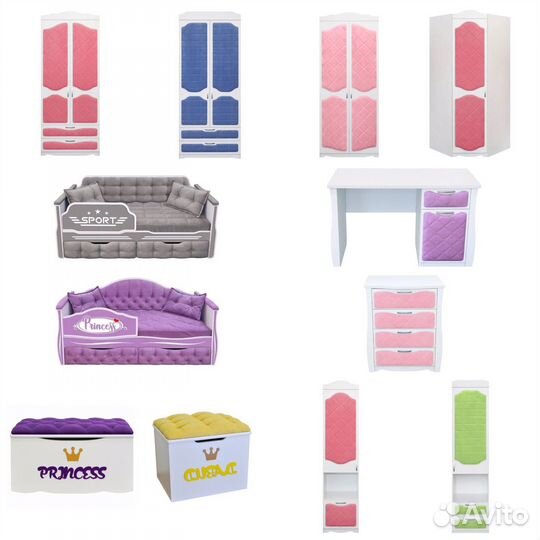 Детская мебель в мягкой обивке в Волгограде
