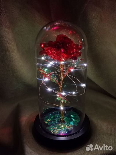 Роза в колбе