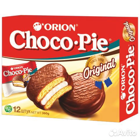 Пирожное Choco Pie Original 336г Orion