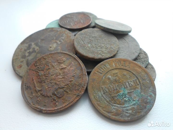 Лот царских монет России 18-19 век