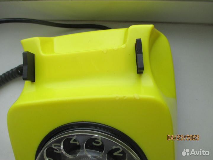 Новый телефонный аппарат дисковый 1986 г. Болгария