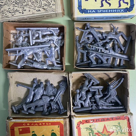 Солдатики СССР металл