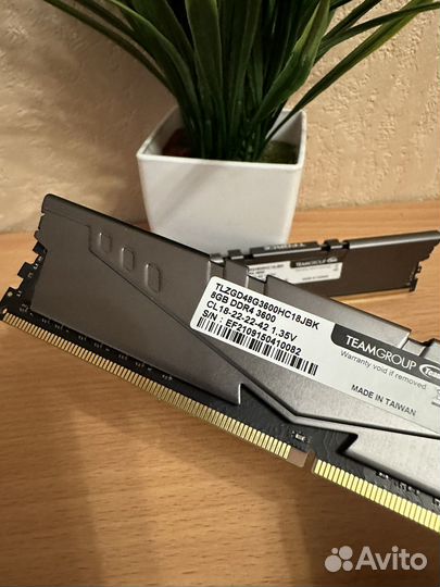 Оперативная память ddr4 16gb 3600 мгц Tforce