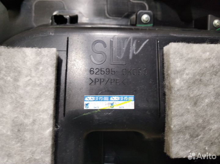 Обшивка багажника Fortuner 2015