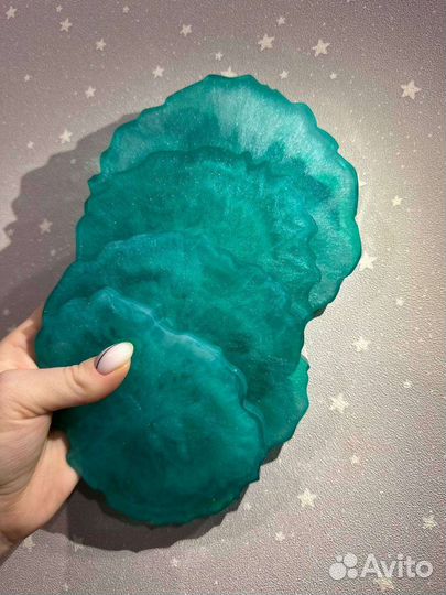 Набор подставок из эпоксидной смолы