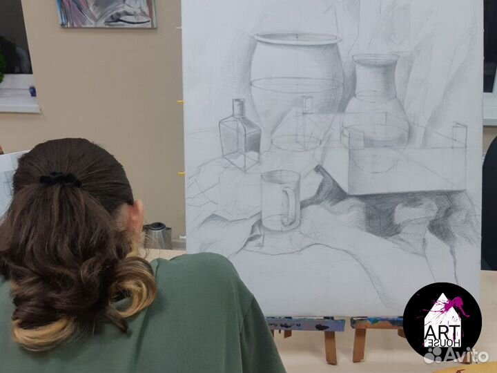 Обучение живописи рисованию академическому рисунку