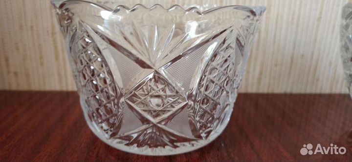 Хрустальная салатница (конфетница) СССР