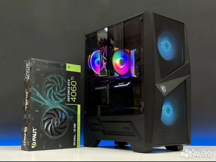 Игровой пк Core i5 12th 16G озу RTX4060ti 8G