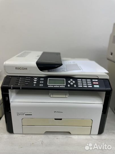 Мфу лазерный ricoh sp 212sfnw