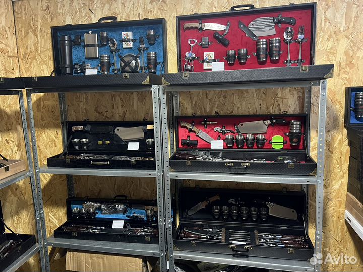 Подарочный набор для шашлыка 17 предметов