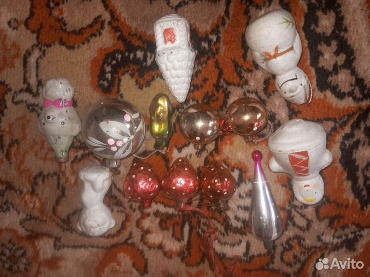 Елочные игрушки СССР