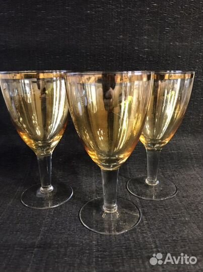 Бокалы цветное стекло СССР за всё