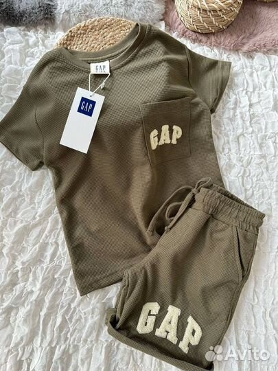Костюм детский вафельный gap