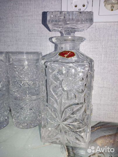 Графин хрустальный богемия