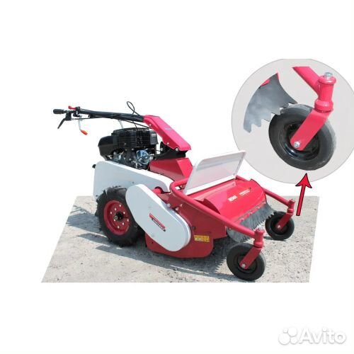 Самоходный бензиновый измельчитель травы Мульчер