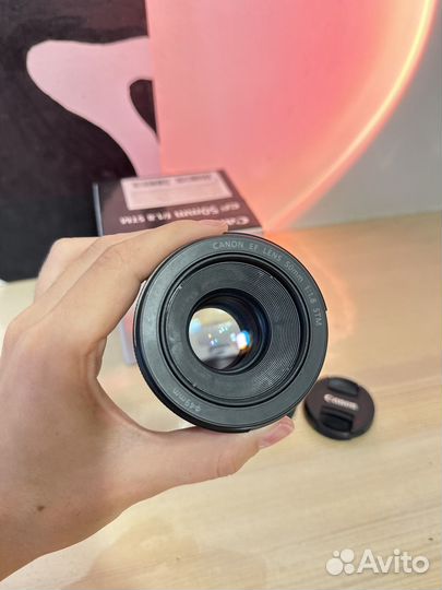 Объектив canon 50mm 1 8 stm
