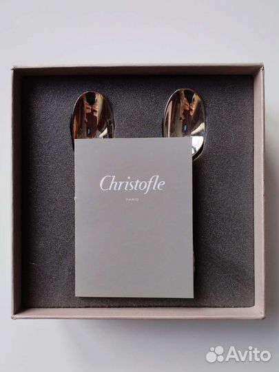 2 чайные ложки Christofle оригинал limited edition