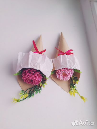 Букет комплимент из мыла