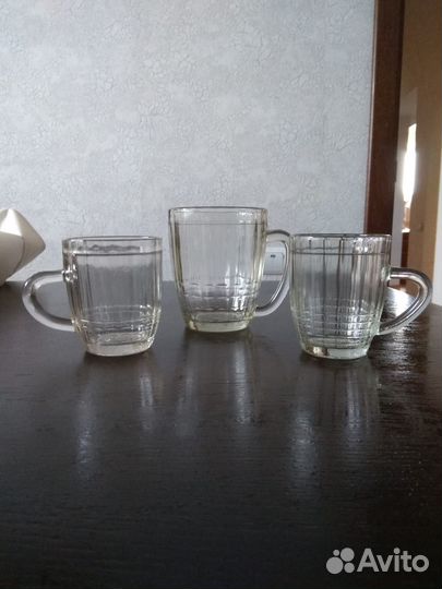 Кружка стеклянная пивная