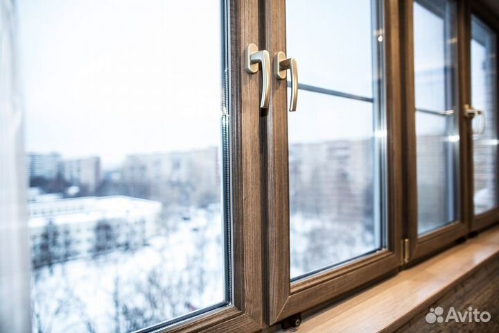 Окна пластиковые с фрамугой