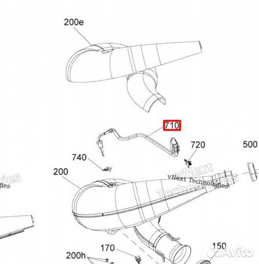515178170 Датчик температуры выхлопных газов BRP