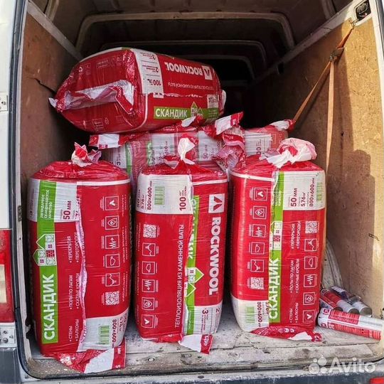 Утеплитель Роквул лайт баттс скандик