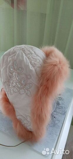 Шапка детская из песца