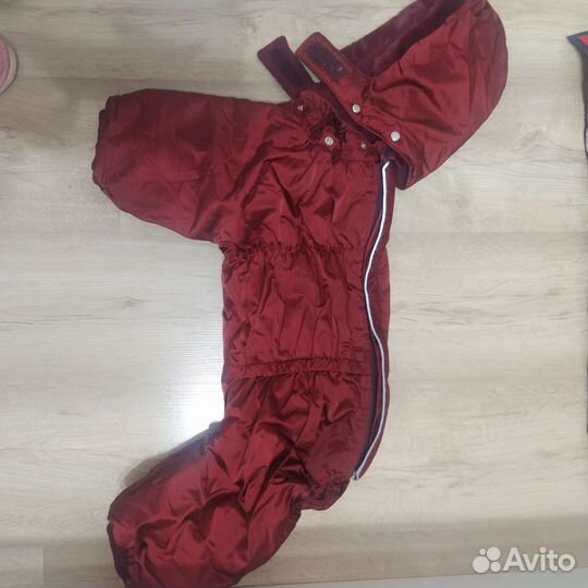 Зимний комбинезон для средней собаки