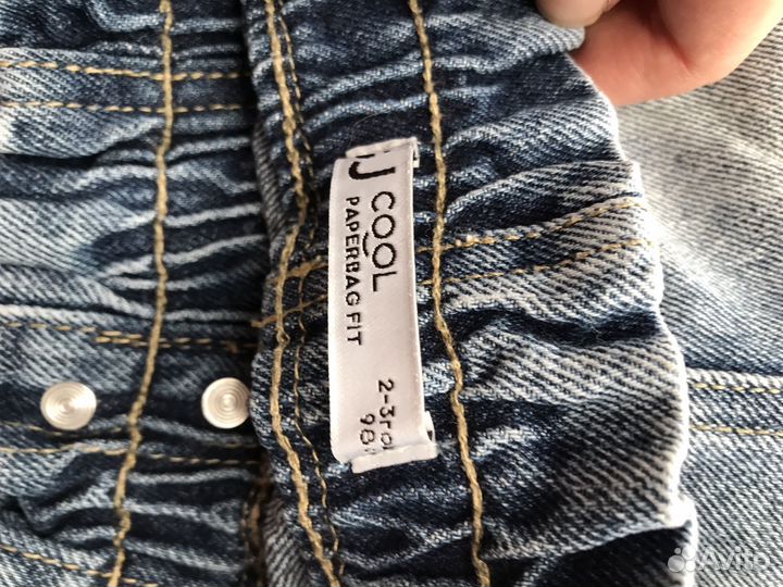 Джинсы клеш для девочки 98