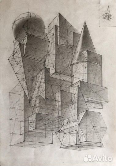 Репетитор по академическому рисунку и черчению