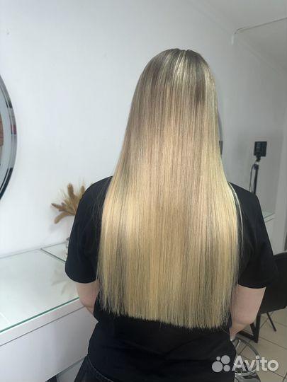 Кератиновое выпрямление волос