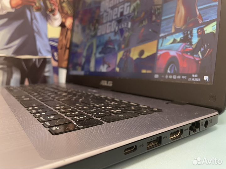 Большой Мощный Ноутбук Asus 4 ядра/8gb/1TB/17.3
