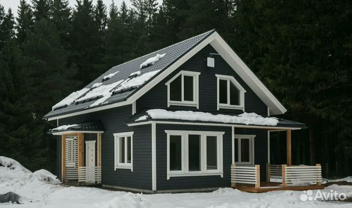 Каркасный дом за 2-3 мес + Ипотека с кэшбэком