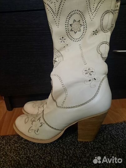 Сапоги натуральная кожа р37