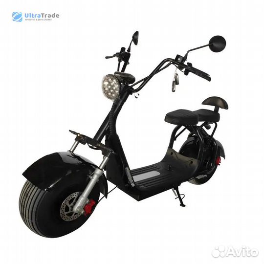 Электроскутер Citycoco Electric Scooter Black HS2