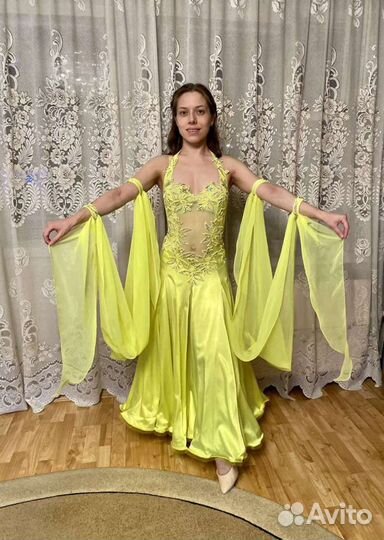 Платье для бальных танцев стандарт Ю-2,молодежь,вз