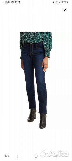 Джинсы levis 712 slim