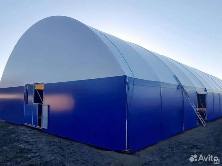 Тентовый ангар бу