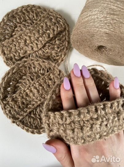 Эко мочалки из джута