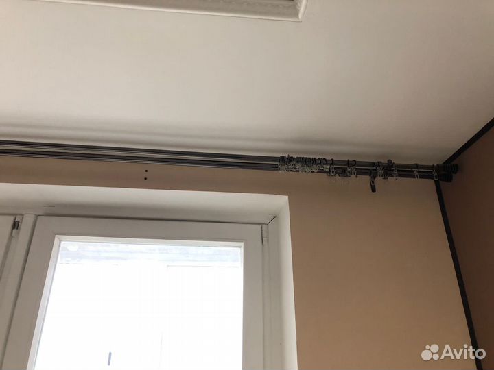 Карнизы для штор двухрядный металлический 3 метра